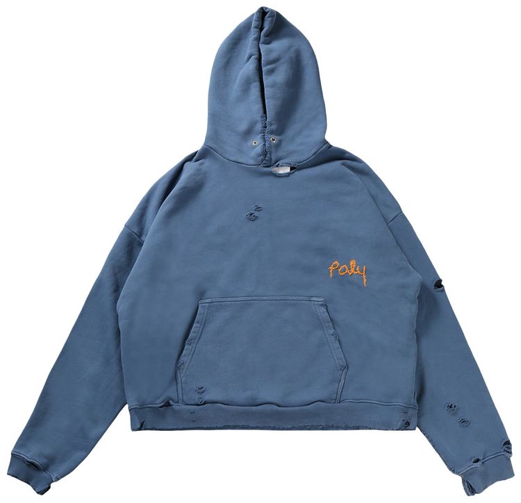 Paly Hollywood Blank Hooded Sweatshirt Navy