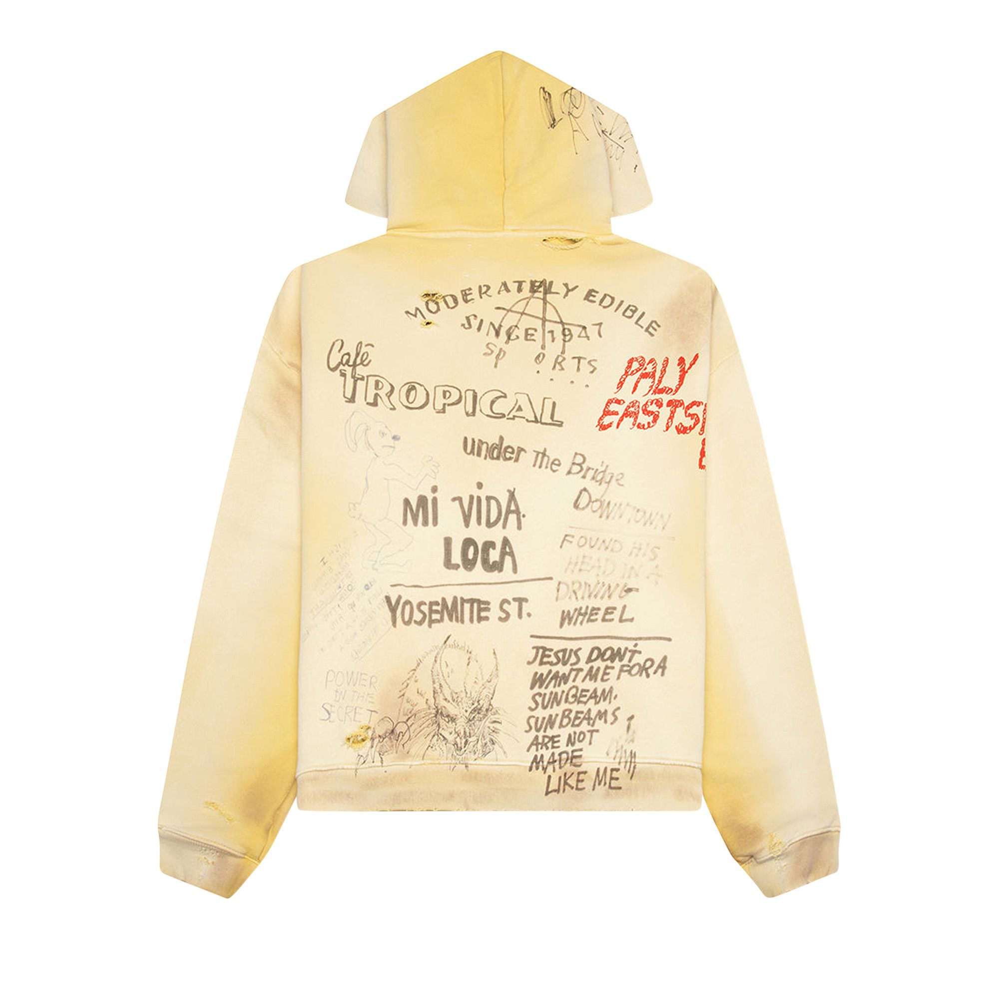 Buy Paly Hollywood Epds Hooded Sweatshirt 'Yellow' - 4U007Q1008YLW