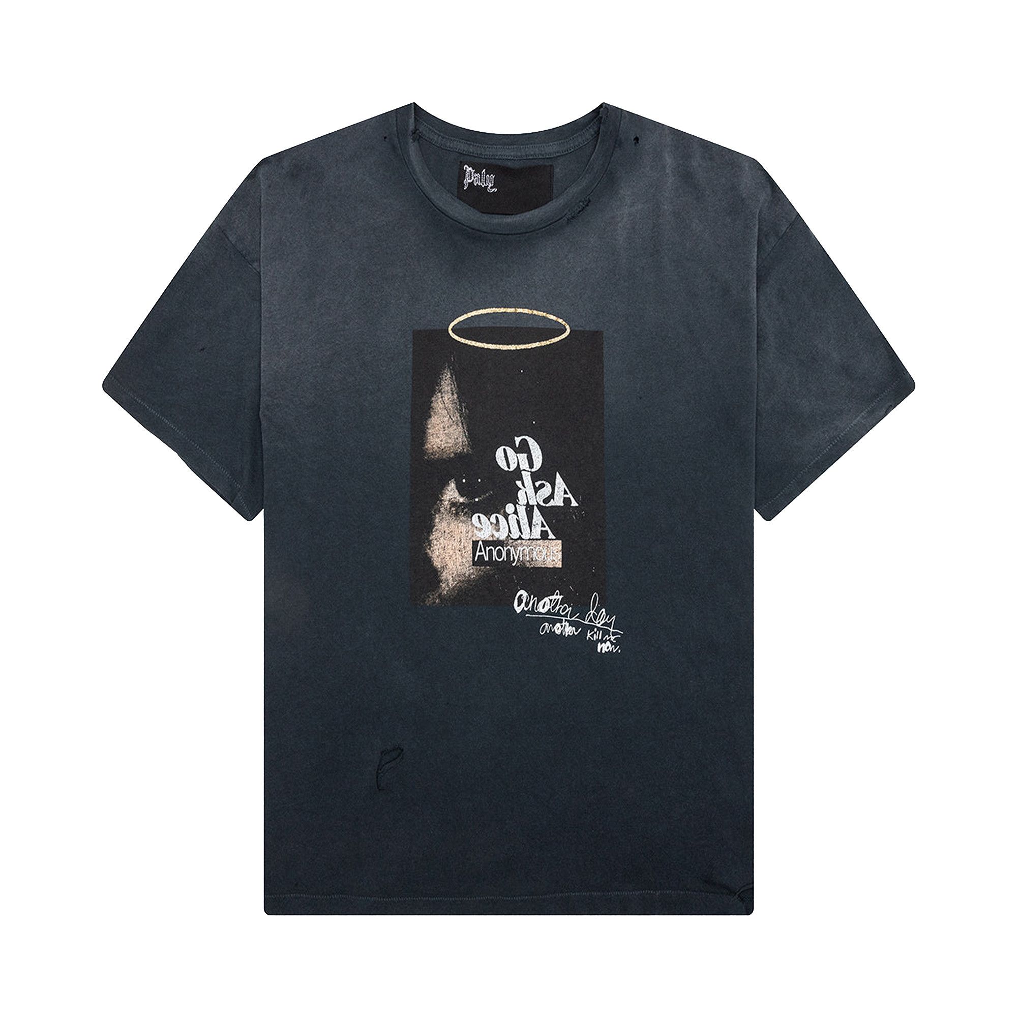 Buy Paly Hollywood Ask Alice Tee 'Vintage Black' - 2U007Q1008VBK