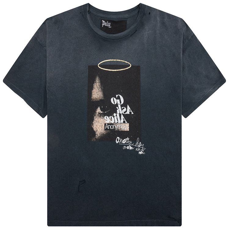 Paly Hollywood Ask Alice Tee Vintage Black