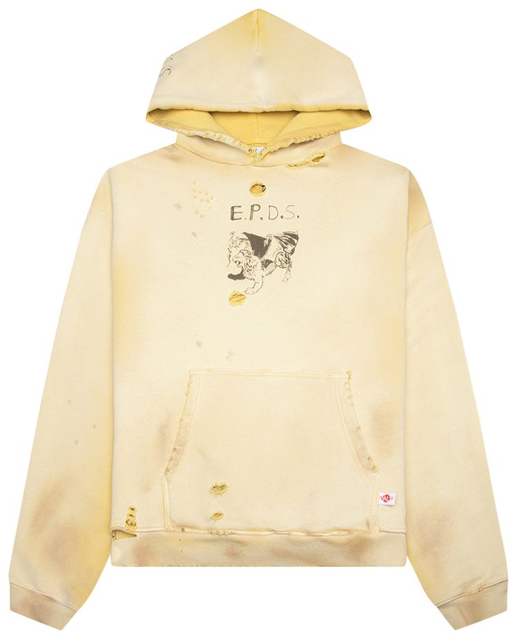Paly Hollywood Epds Hooded Sweatshirt Yellow