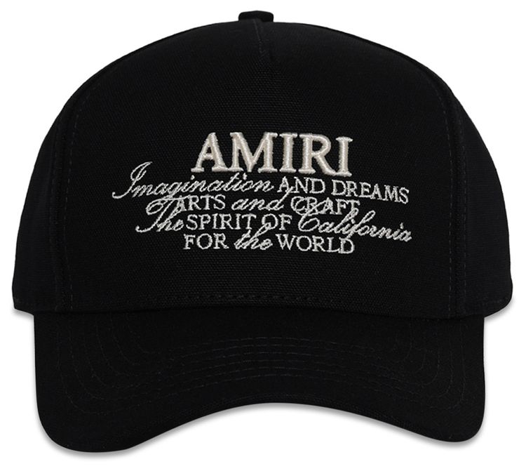 Amiri Spirit Hat Black