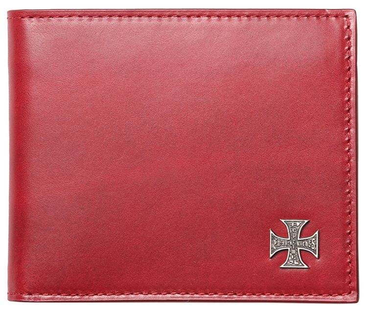Enfants Riches Deprimes Cross Emblem Wallet Burgundy