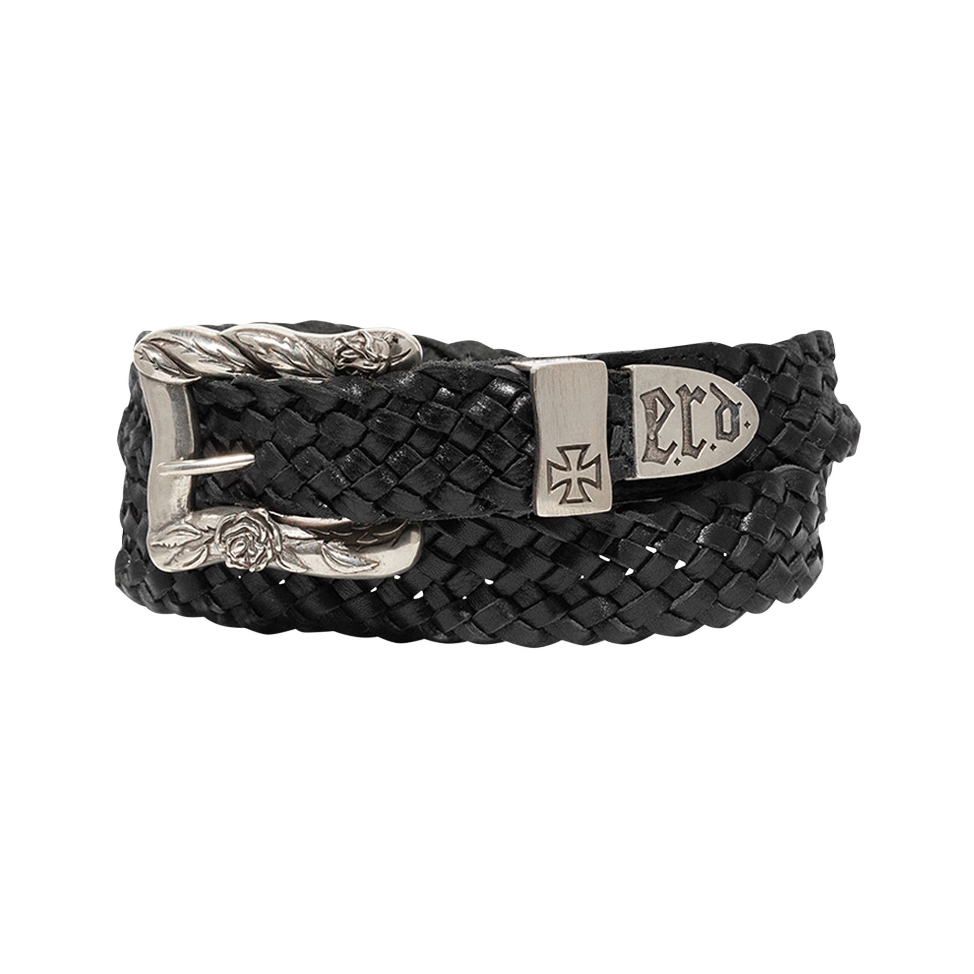 Buy Enfants Riches Déprimés Port Of Souls Braided Belt 'Black