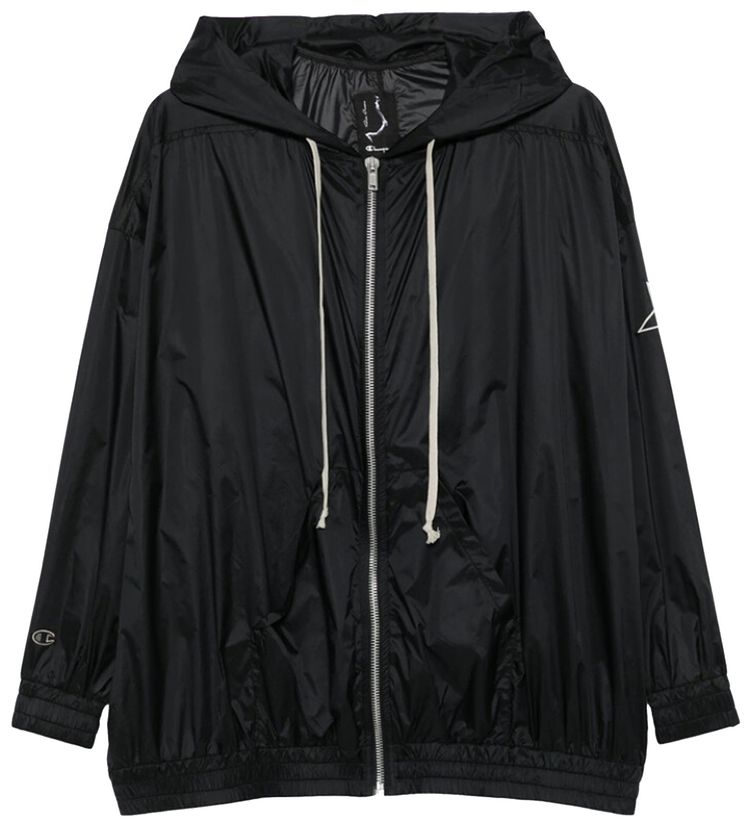 Rick Owens x Champion Jumbo Jasons Hoodie Black