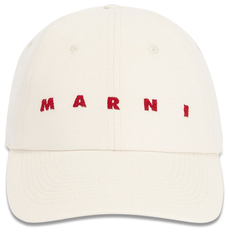 Marni Logo Cap Bone