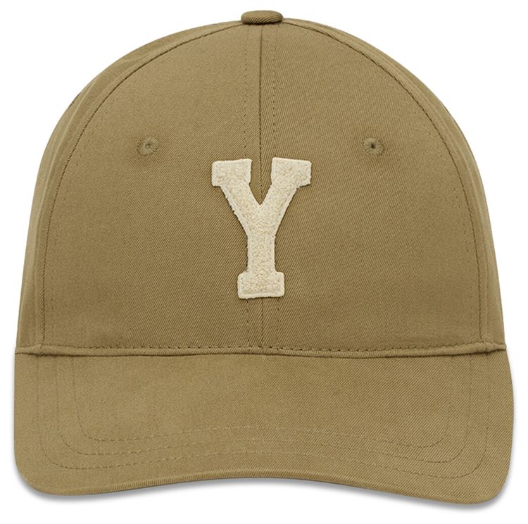 Saint Laurent Baseball Cap KhakiIvory