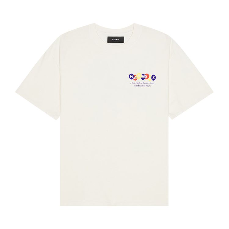 Nahmias High In Summerland Boxy T Shirt Egg White