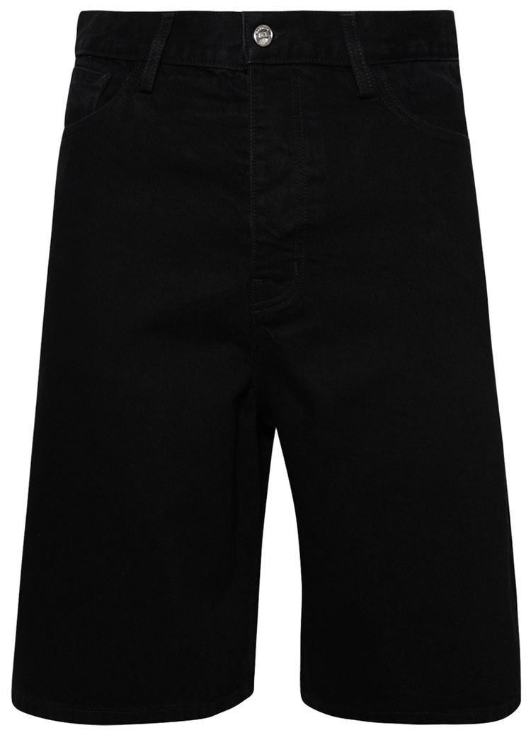 Nahmias Denim Baggy Carpenter Shorts Black