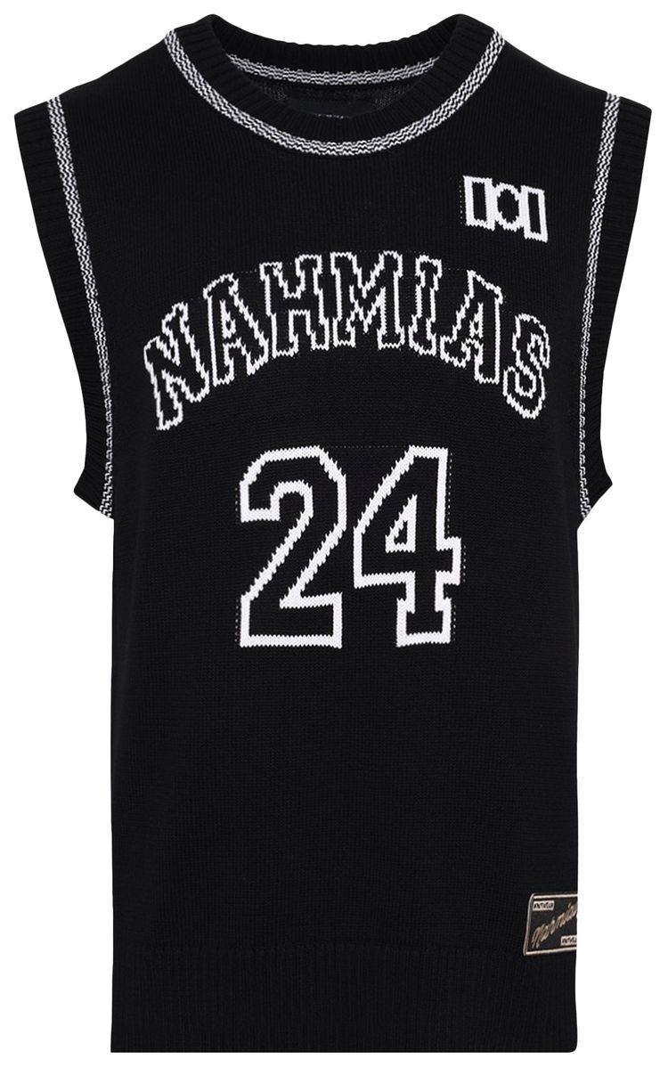 Nahmias Knit 24 Basketball Jersey Black