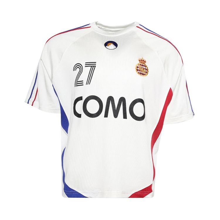 Rhude 27 Jersey Tee Off WhiteNavyRed