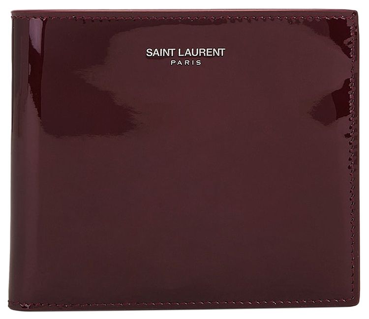 Saint Laurent Bifold Wallet Red