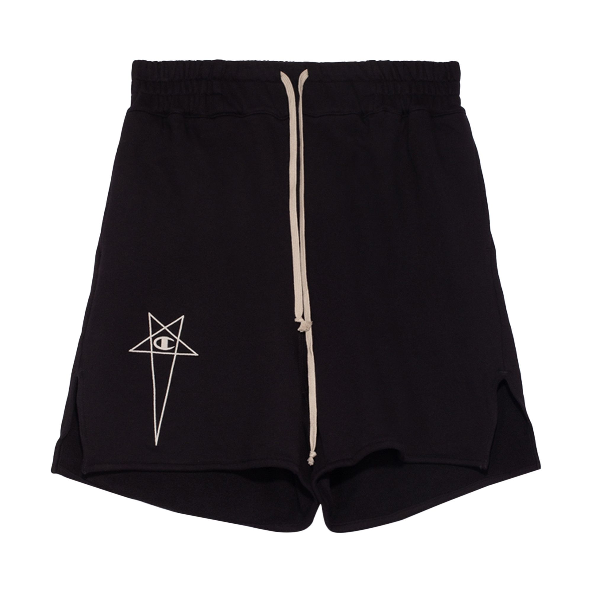 Buy Rick Owens x Champion Shorts 'Black' - CM01E1683 CHFE 09 | GOAT