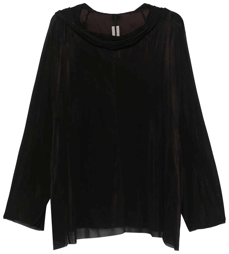 Rick Owens Hooded Tunic Black