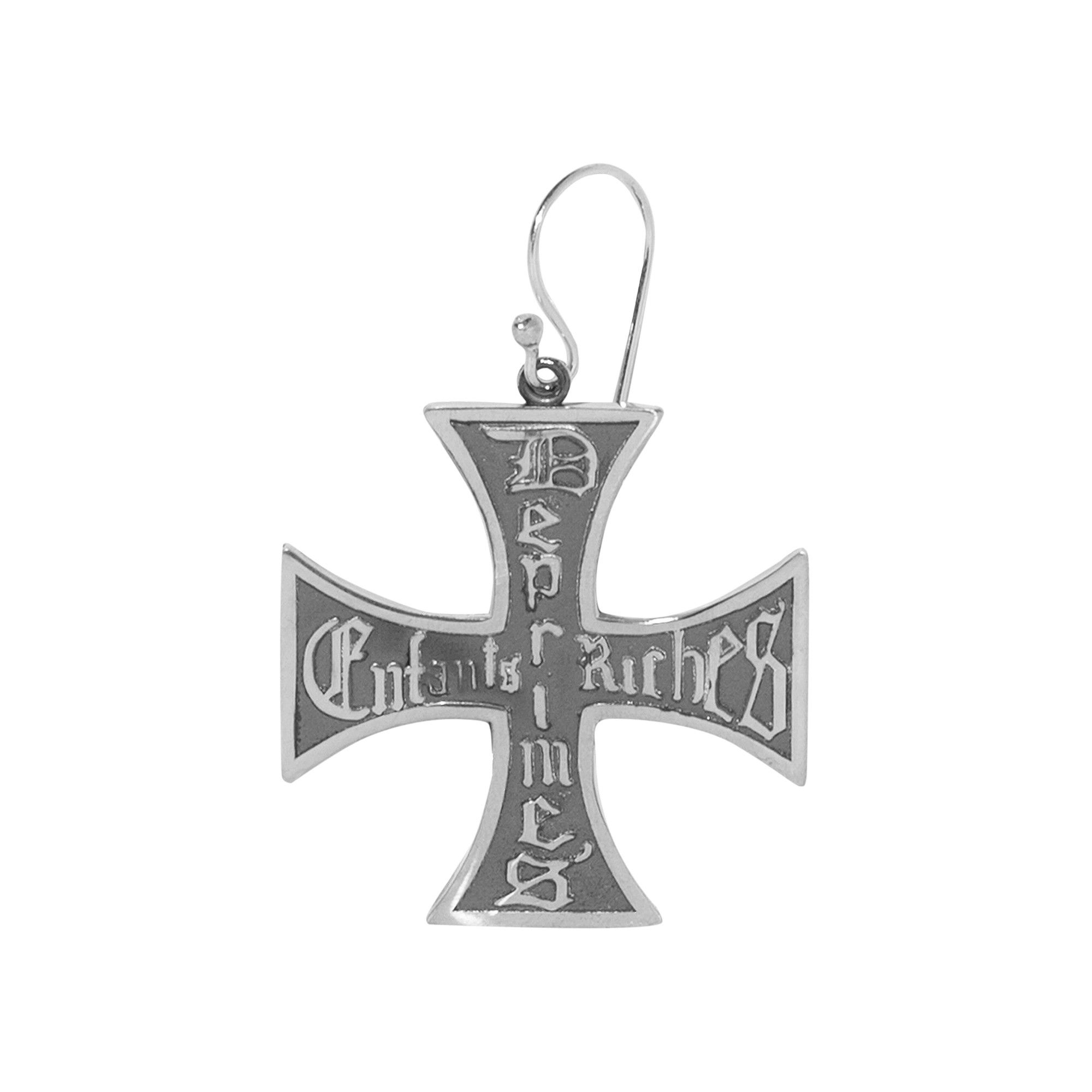 Buy Enfants Riches Déprimés Cross Earring 'Silver' - 140 190 SILV