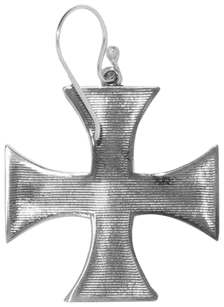 Enfants Riches Deprimes Cross Earring Silver