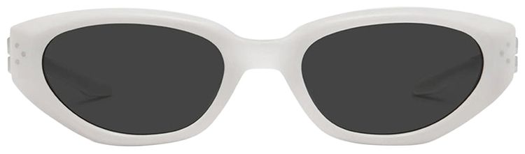 Gentle Monster Duns W2 Sunglasses White