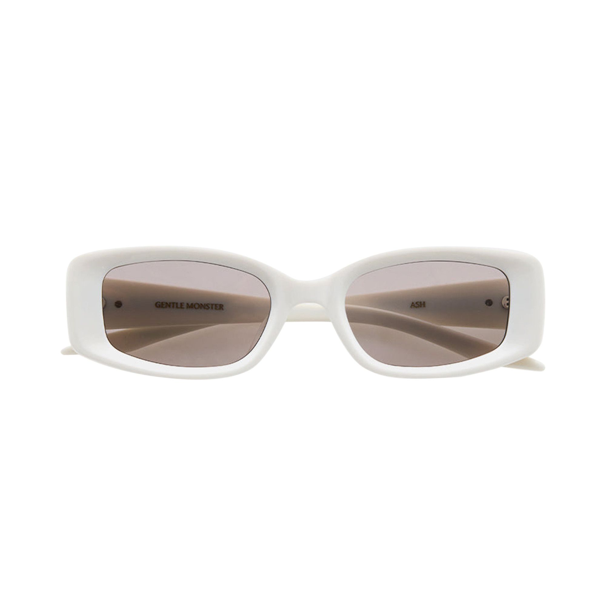 Buy Gentle Monster Ash W2 Sunglasses 'White' - ASH W2 WHIT | GOAT