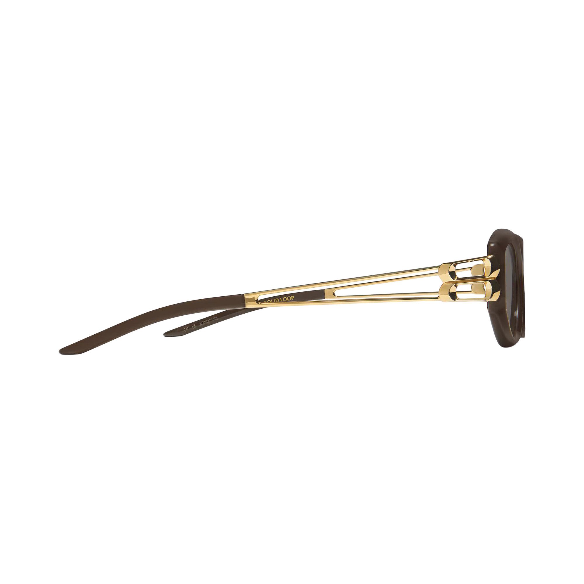Buy Gentle Monster Solid Loop BR3 Sunglasses 'Brown' - SOLID LOOP