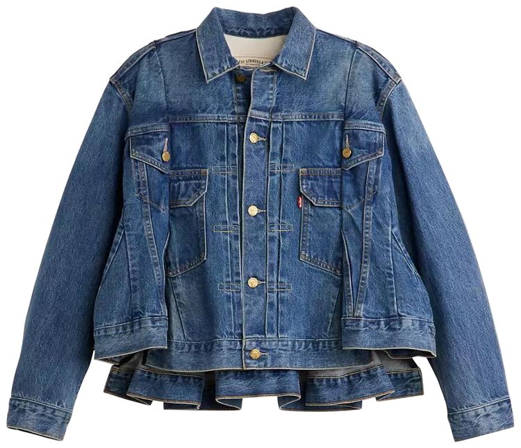 Levis x Sacai Denim Jacket Medium Wash