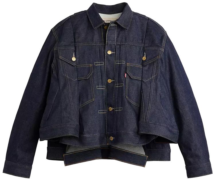 Levis x Sacai Denim Jacket Dark Wash