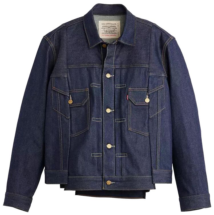 Levis x Sacai Denim Jacket Dark Wash