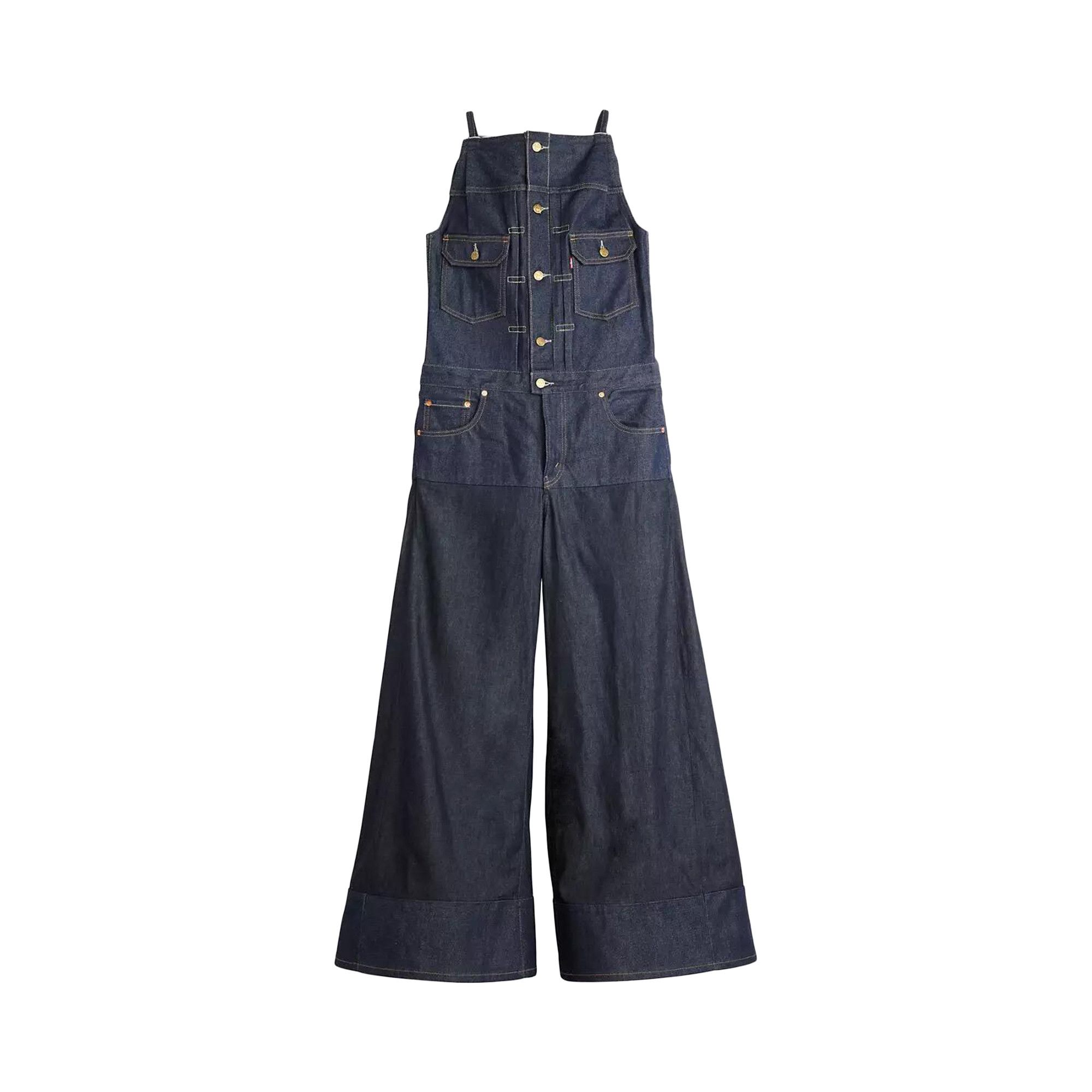 Buy Levi's x Sacai Denim Jumpsuit 'Dark Wash' - 0035G0000 | GOAT