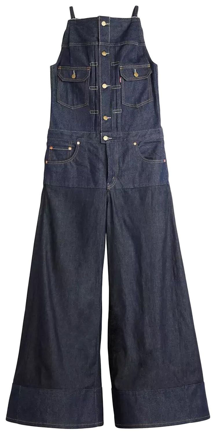 Levis x Sacai Denim Jumpsuit Dark Wash