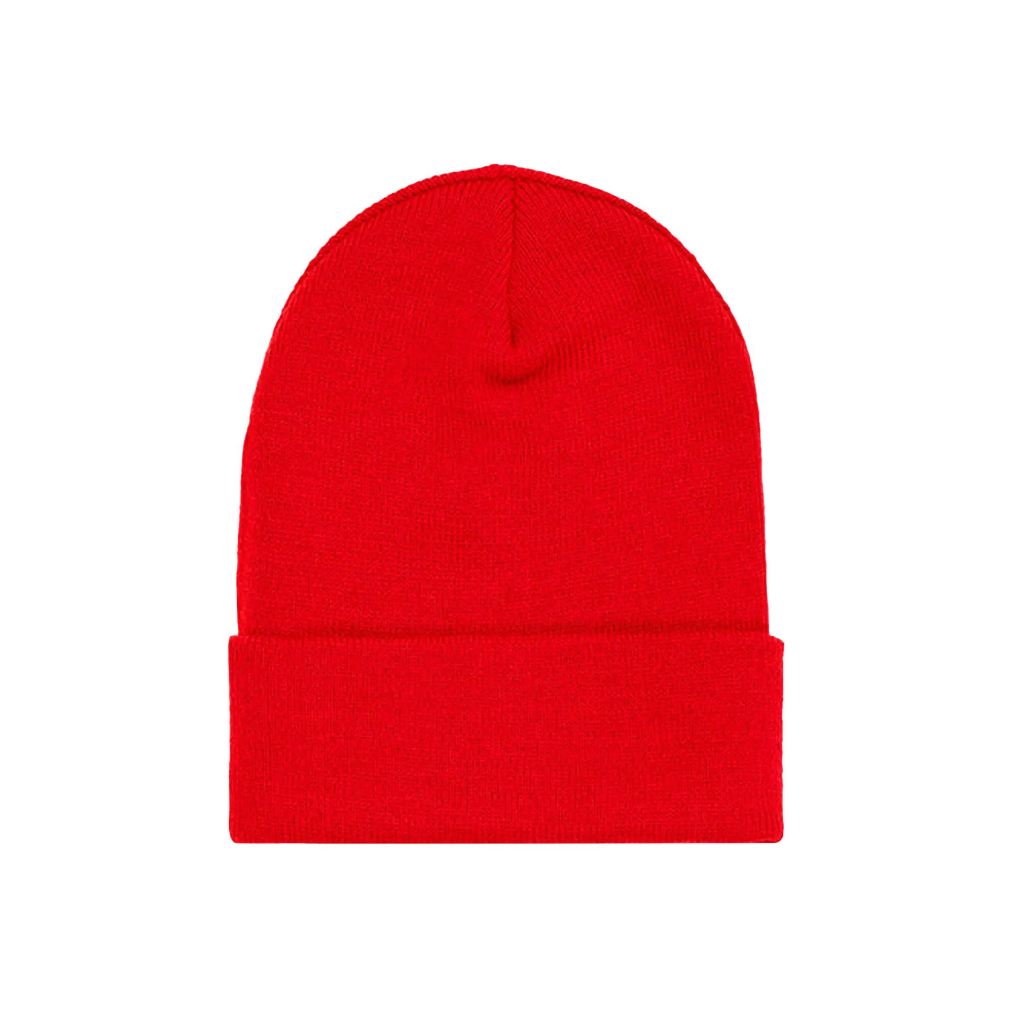 新品 TBCHAOS KNIT HANTEN RED Lサイズ HEATHER SLOUCHY BEANIE | KBETHOS