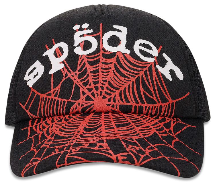 Sp5der OG Web V2 Trucker Black