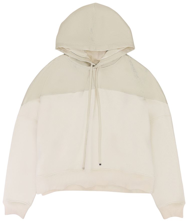 Amiri Hybrid Hoodie Alabaster