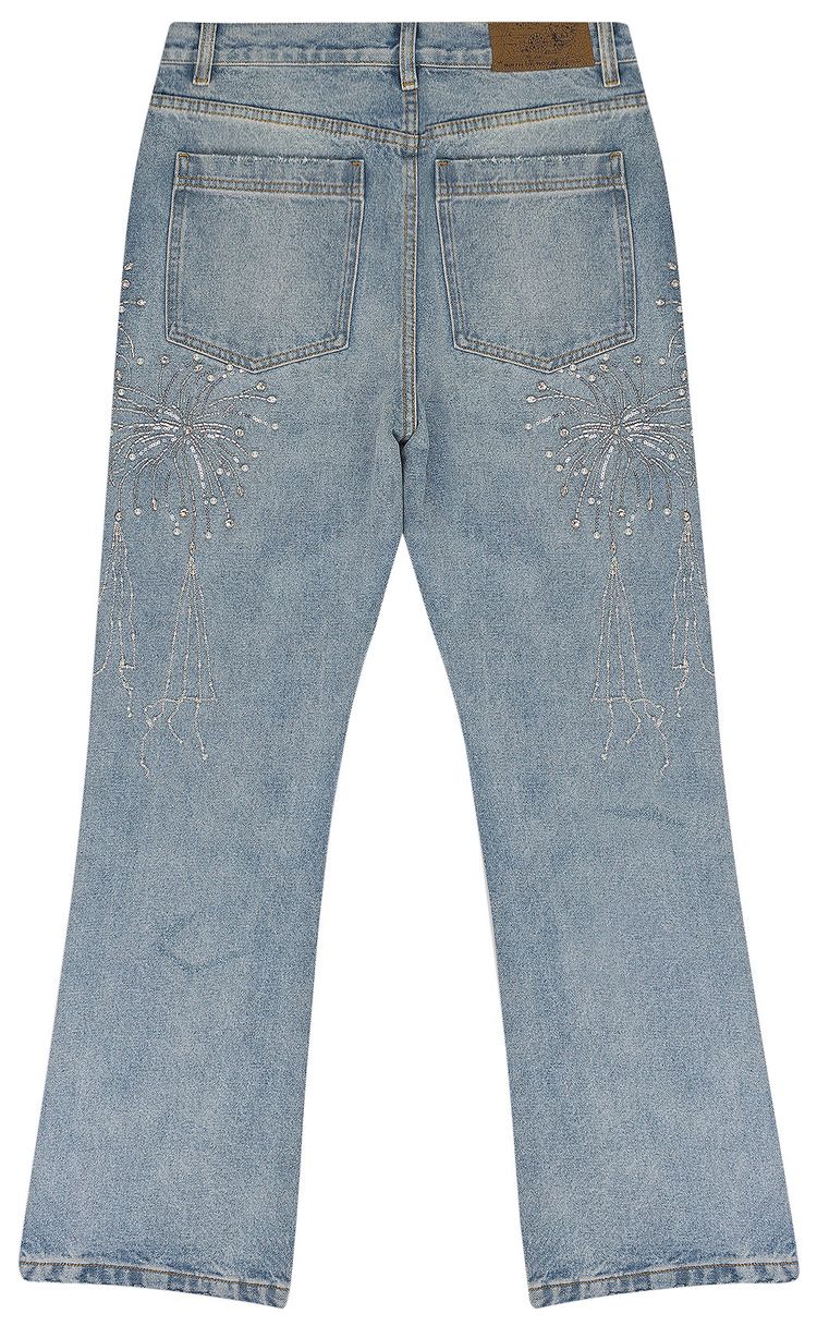 Birth Of Royal Child Fireworks Wash Denim Blue