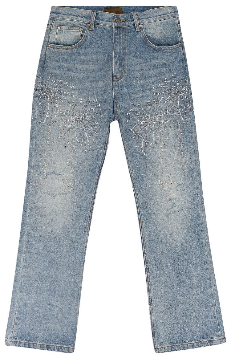 Birth Of Royal Child Fireworks Wash Denim Blue