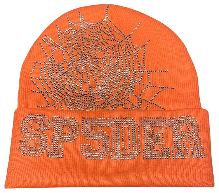 Sp5der Web Beanie Orange