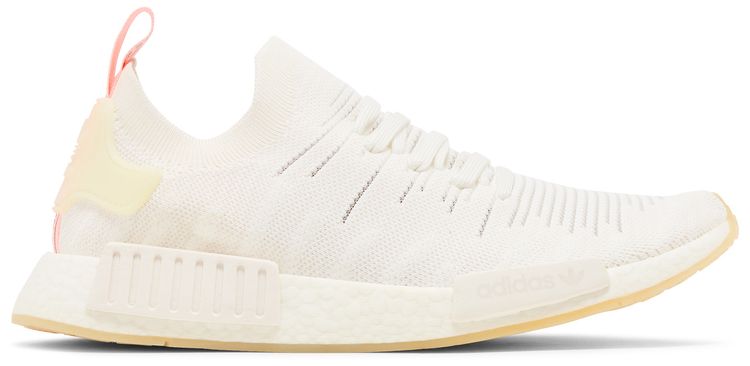 Adidas Wmns NMD R1 STLT Primeknit White Clear Orange