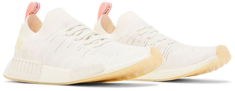 Adidas Wmns NMD R1 STLT Primeknit White Clear Orange