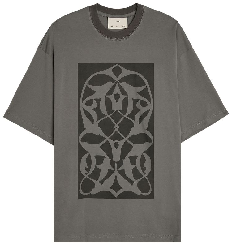 Song for the Mute Arabesque Gym Tee Grey