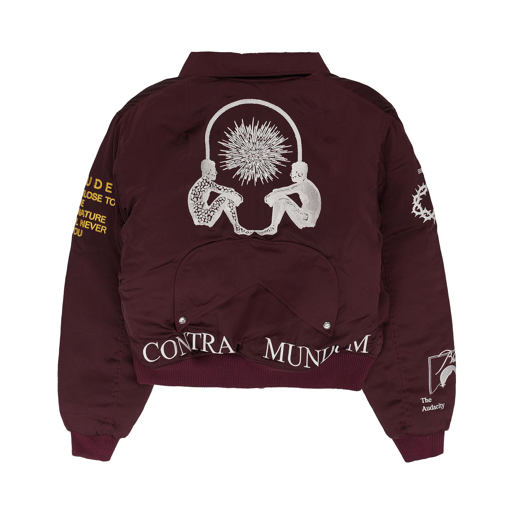 Buy Rhude Signal Bomber Jacket 'Maroon' - PS21JA000000070127