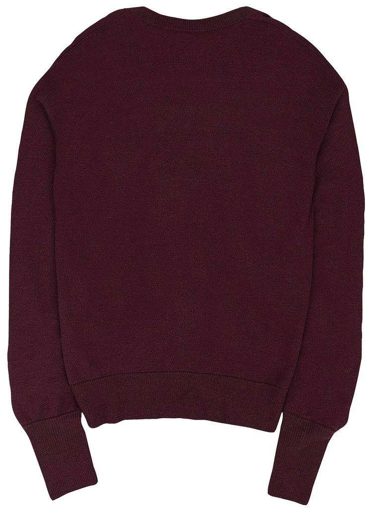 Amiri V Neck Sweater Maroon