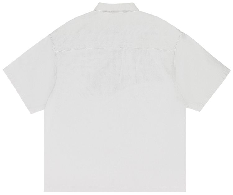 PURPLE BRAND Short Sleeve Shirt Jacket White