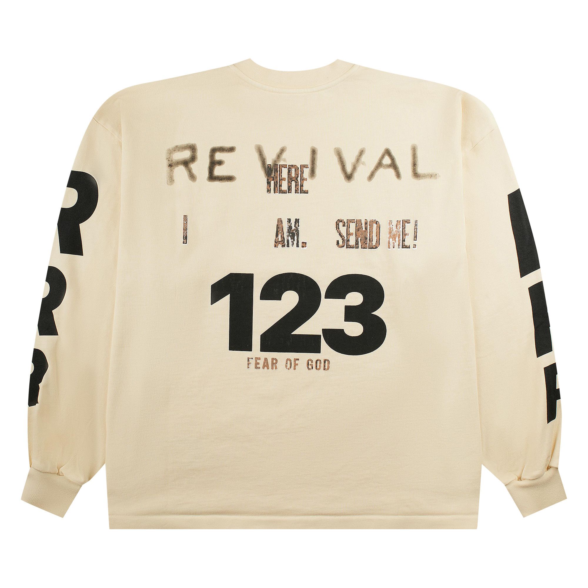 Buy RIVINGTON roi Rebis Revival Long-Sleeve Tee 'Cream' - FOGR