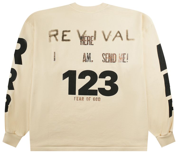 RIVINGTON roi Rebis Revival Long Sleeve Tee Cream