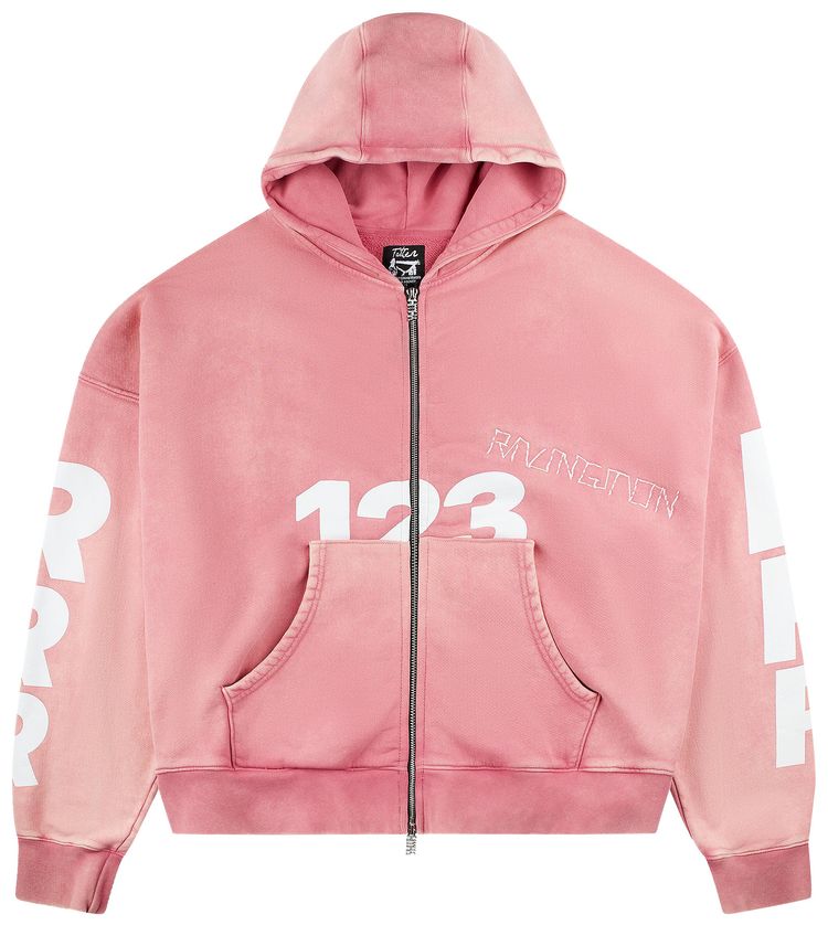 RIVINGTON roi Rebis USO 123 CVA Zip Hoodie Pink
