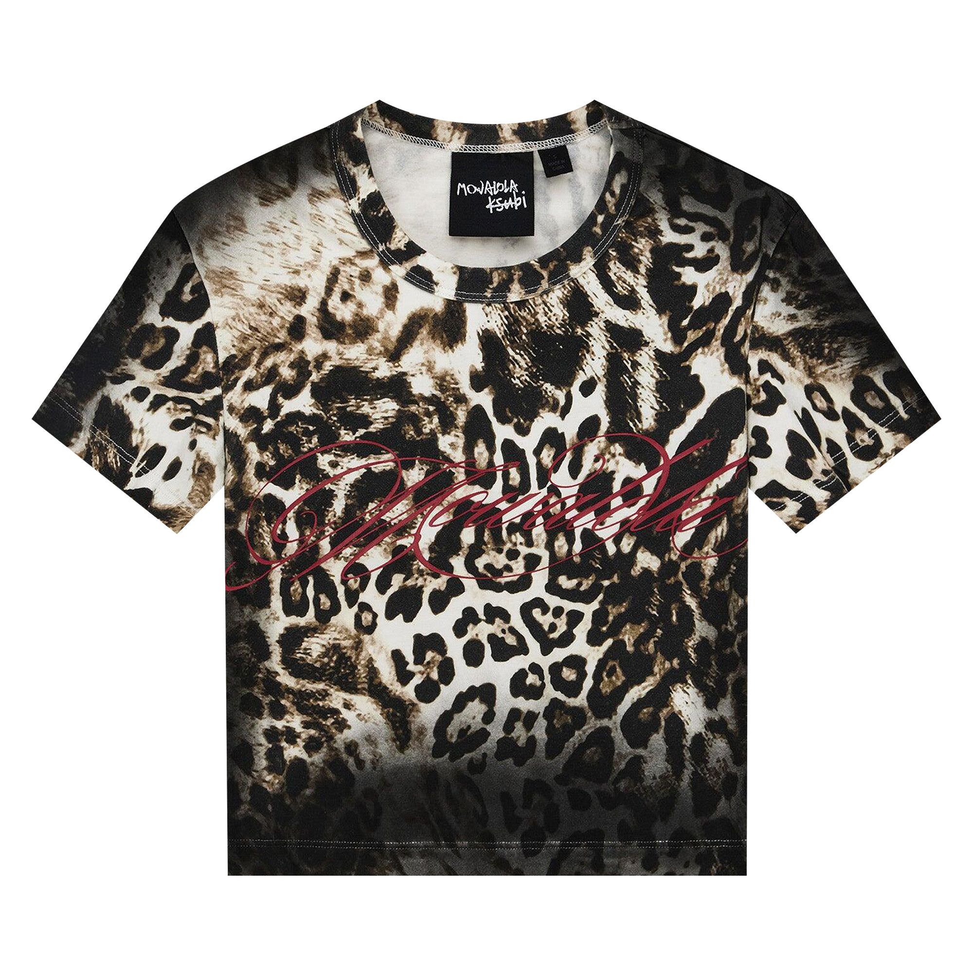 Buy Ksubi x Mowalola Baby Tee 'Cheetah' - KXM25TE002 | GOAT