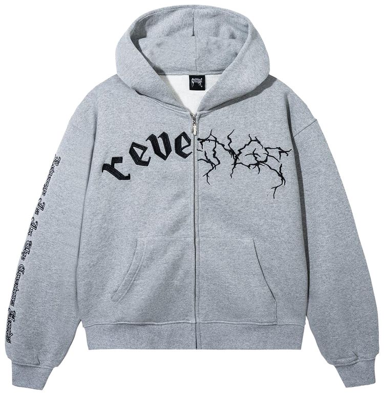 Revenge Duality Zip Heather Grey