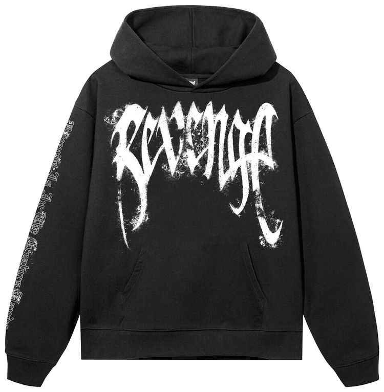 Revenge St Michael Hoodie Black