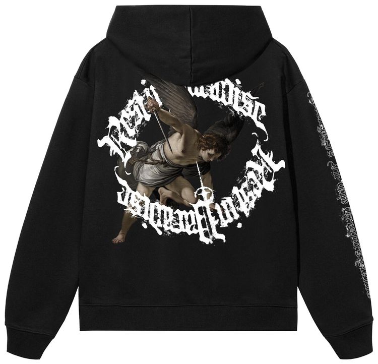 Revenge St Michael Hoodie Black