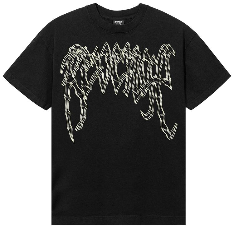 Revenge Crossbones Tee Black
