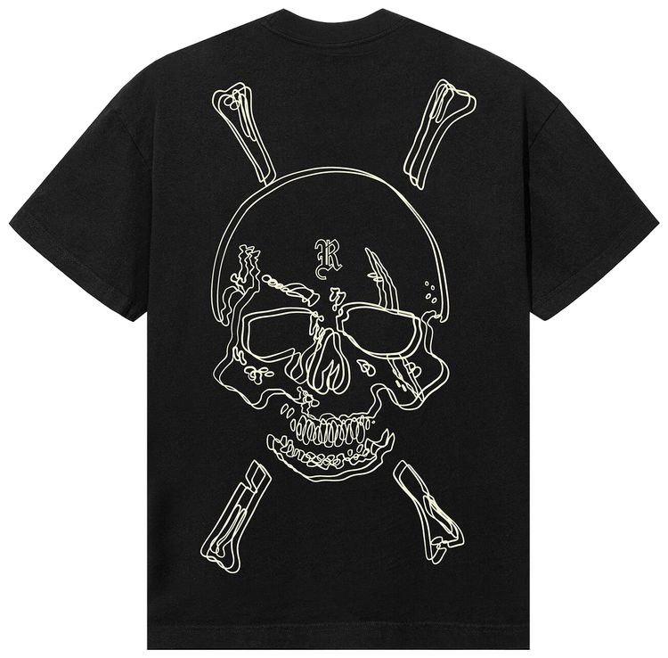 Revenge Crossbones Tee Black