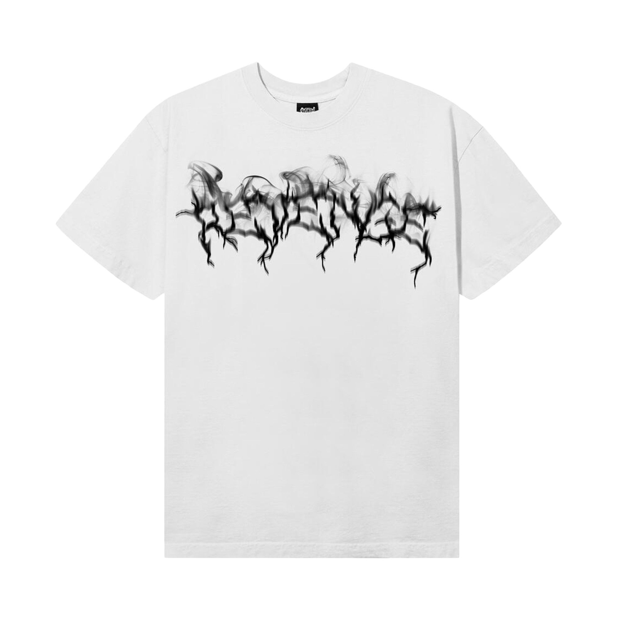 Buy Revenge Smoke Lightning Logo Tee 'White' - 12017 1SS2504RSLLTW